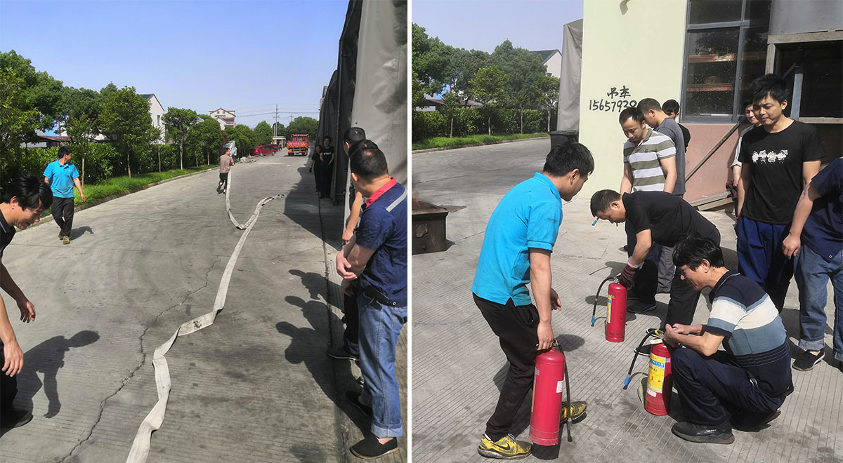 我司開(kāi)展消防安全演練，確保安全生產(chǎn)